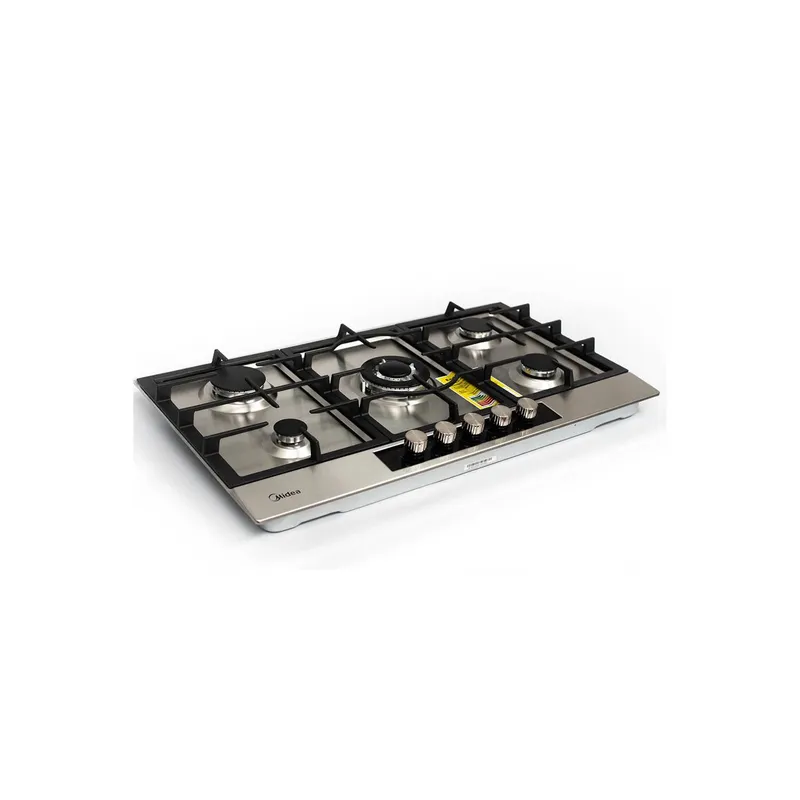 Cubierta 5 puestos MIDEA a Gas acero 86 cm precio colombia