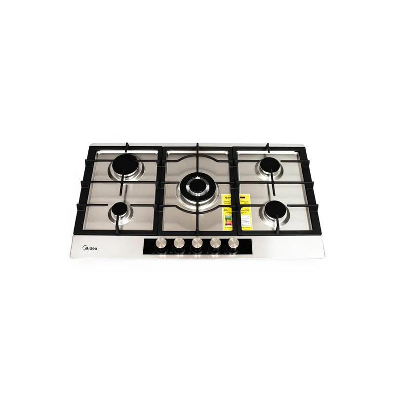 Cubierta 5 puestos MIDEA a Gas acero 86 cm precio