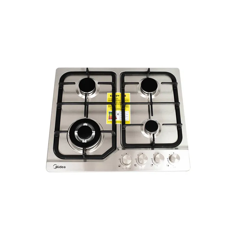 Cubierta 4 puestos MIDEA a Gas Acero Inoxidable 60 cm precio