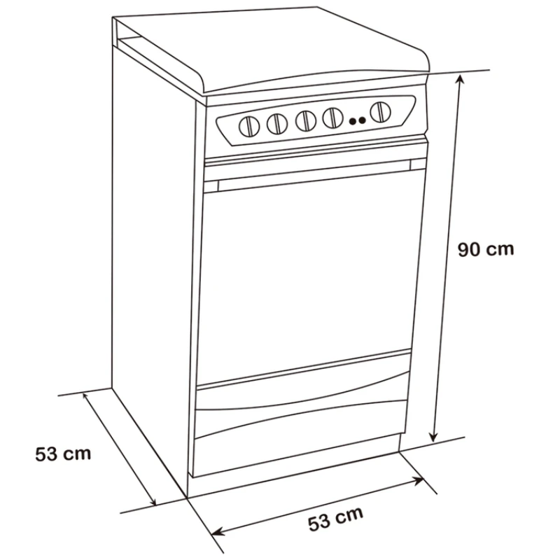 estufa de piso SUPERIOR 4 Puestos Gas Natural AXXIS PLUS plateado precio colombia