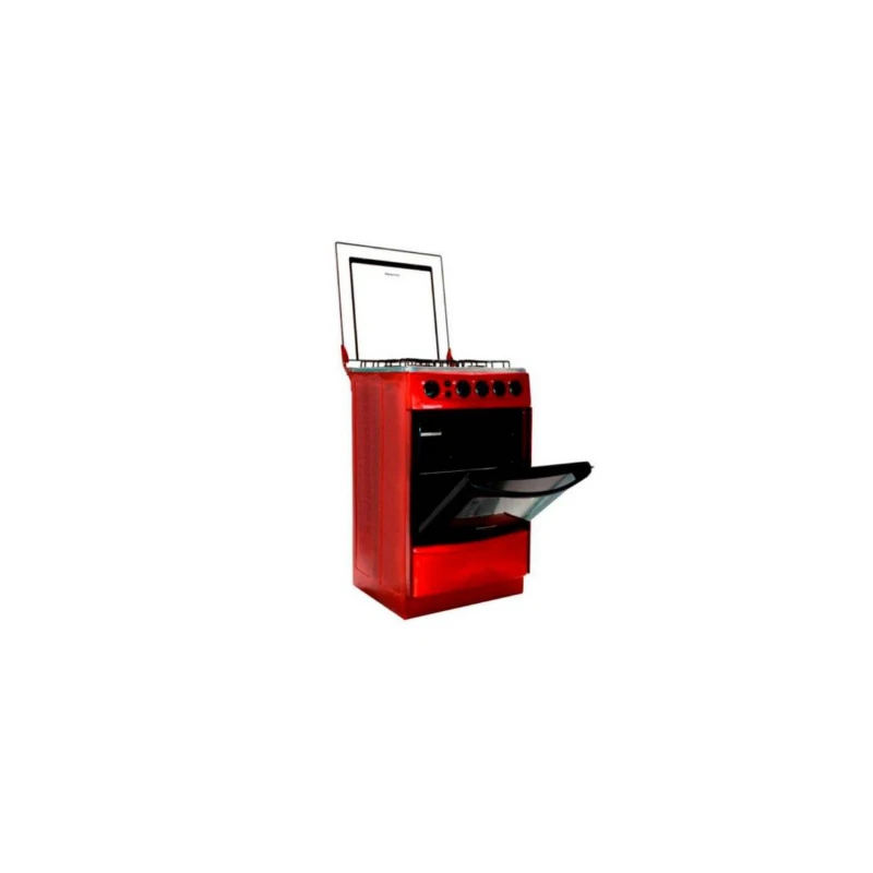 estufa de piso superior 4 pustos aluminium roja precio colombia