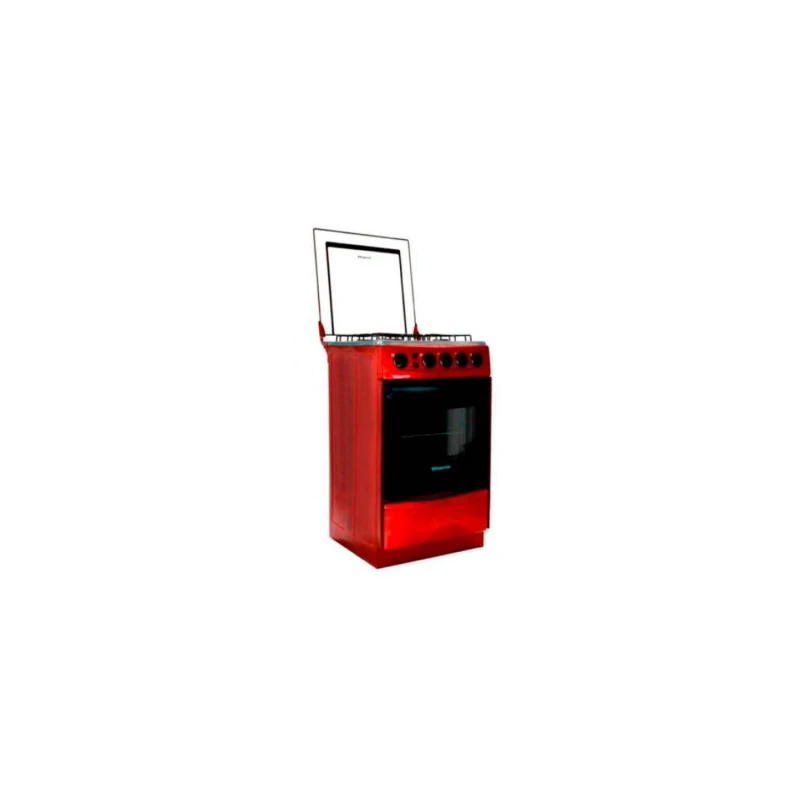 estufa de piso superior 4 pustos aluminium roja precio