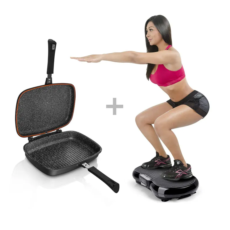 Plataforma vibratoria Bandas + Sartén Dual 922210 32 cms precio colombia