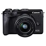 cámara Fotográfica Profesional EOS M6MKII 15-45 negro precio