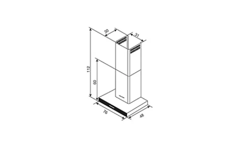 Campana Extractora Challenger Tipo Peninsula Pared cx4973 precio colombia