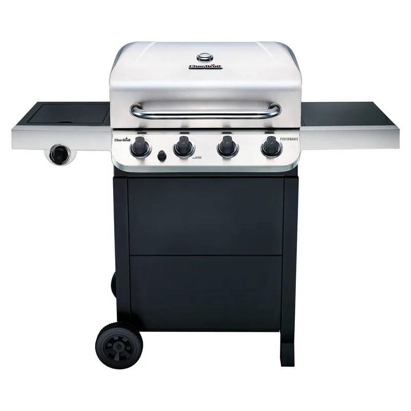 Asador a Gas 4 Quem + Lat Performance de Acero precio 1