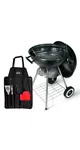 Asador De Carbón Bbq Home Elements + Set Utensilio precio