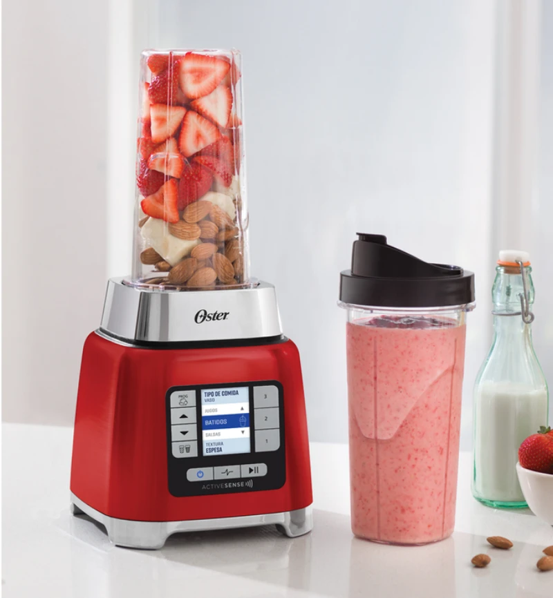 licuadora Oster ActiveSense ™ + Blend N Go BLSTTDGRBG rojo opiniones