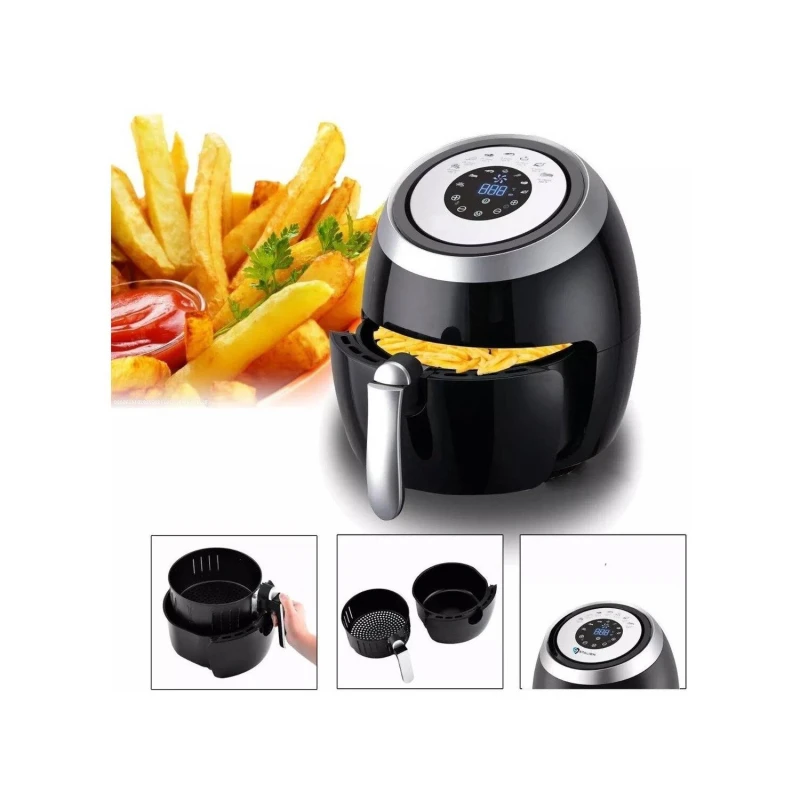 Freidora Sin Aceite Digital 4.2 + libro 100 recetas precio