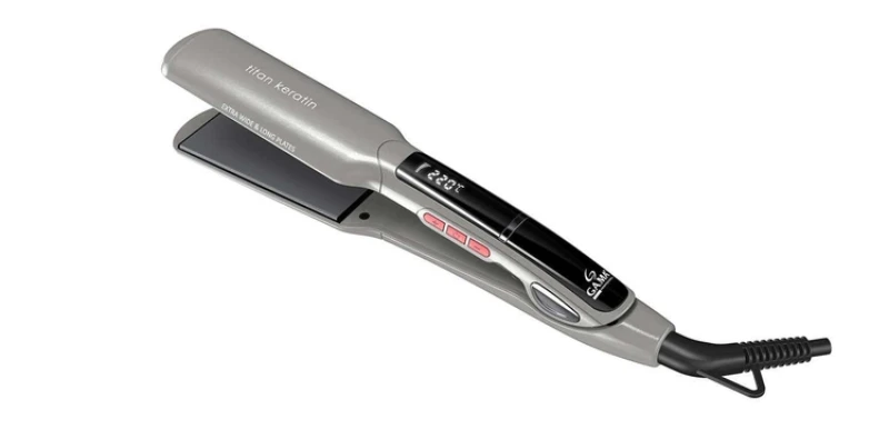 Plancha Alisadora GAMA X Wide Titan Keratin gris precio colombia