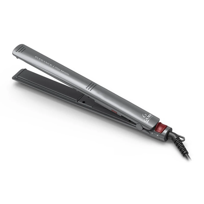 Plancha de Cabello GAMA Elegance Titan Keratin plateado precio