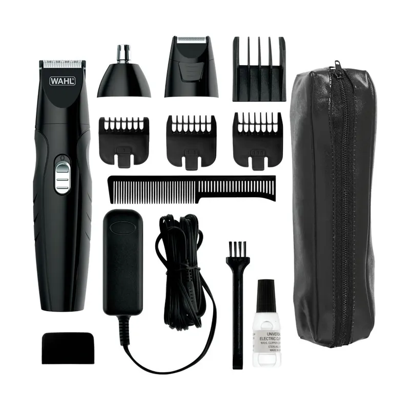 Kit Recortador WAHL Groomsman 14 piezas recargable precio colombia