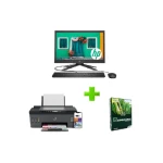 All In One hp + Impresora hp 515 + resma + curso precio