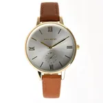 Reloj cuero Café 7A16 dorado precio