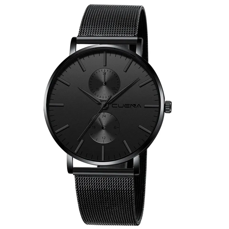 Reloj Hombre CUENA Cuarzo Pulso Malla Analogico opiniones