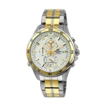 Reloj Hombre Casio Blanco_Dorado precio