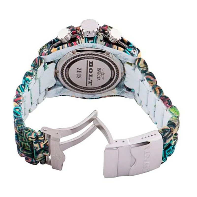 Reloj Hombre Invicta Bolt Plata antigua, Verde precio colombia