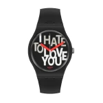 Reloj unisex Swatch Hate 2 Love precio