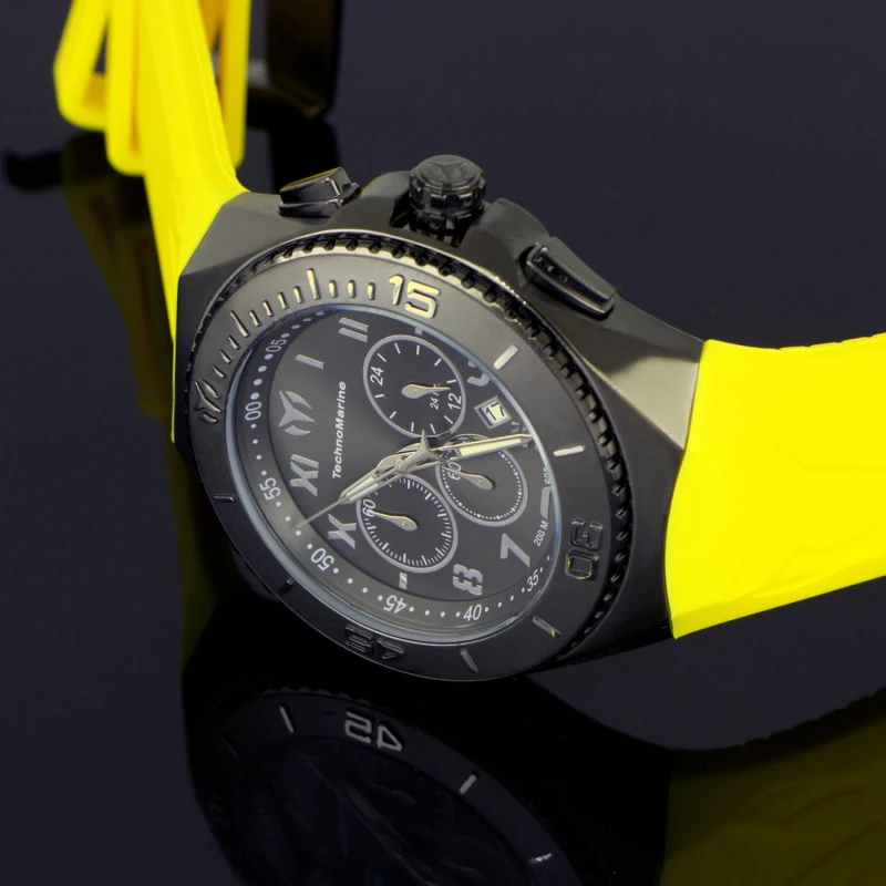 Reloj Hombre Technomarine Manta Amarillo 💰 » Precio Colombia