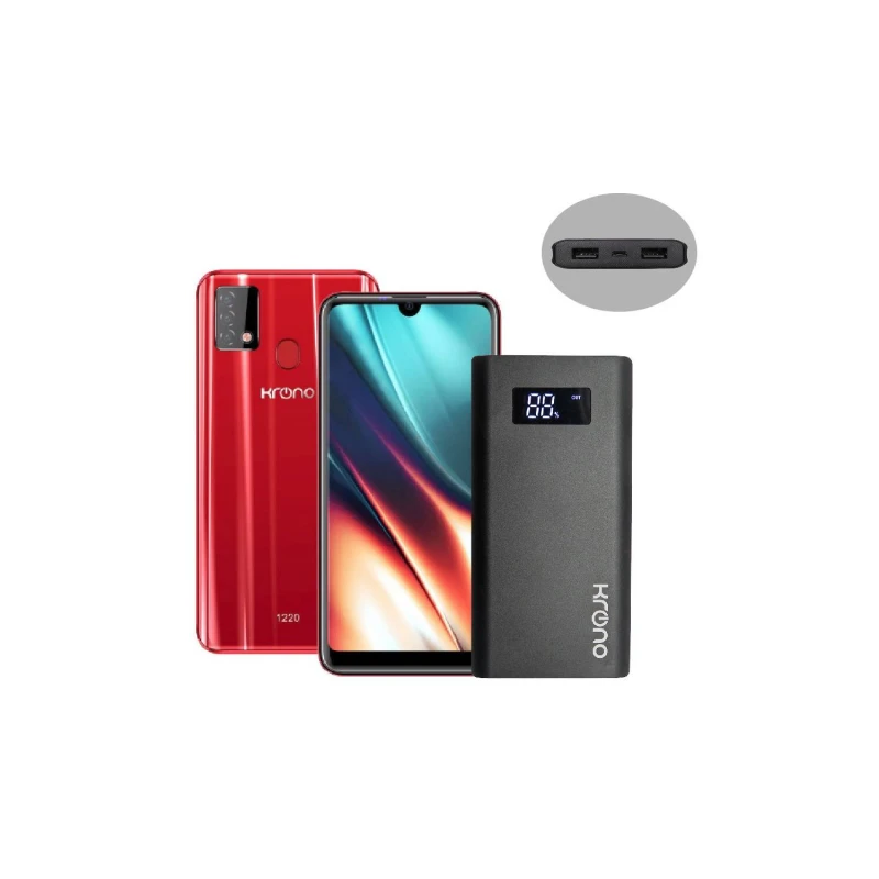 celular advance rj MyMobile + Powerbank m10 roj precio