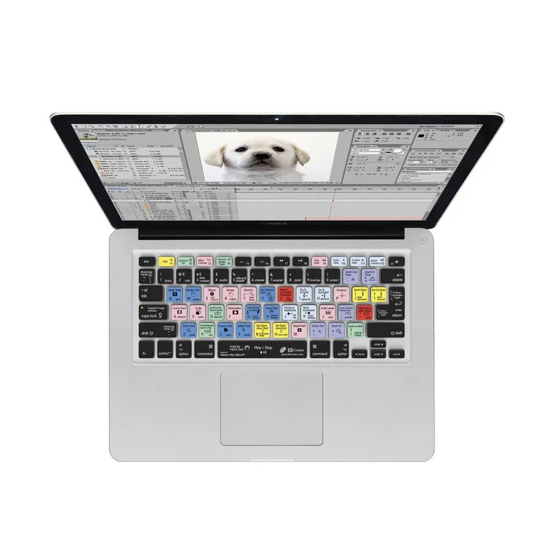 Protector de Teclado para Macbook Pro Air 13 14 y 15 Atajos Adobe After Effects precio