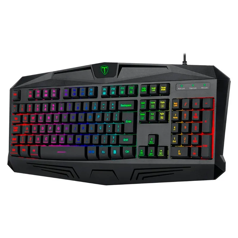 teclado gamer T-Dagger Tanker Rainbow USB precio colombia