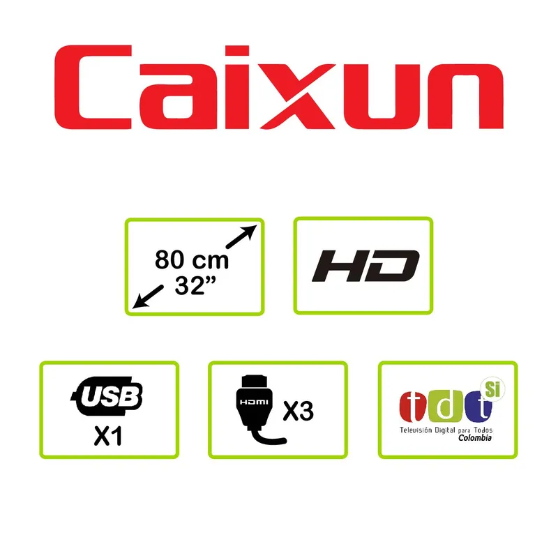 Televisor Caixun 32 Pulgadas Smart Tv