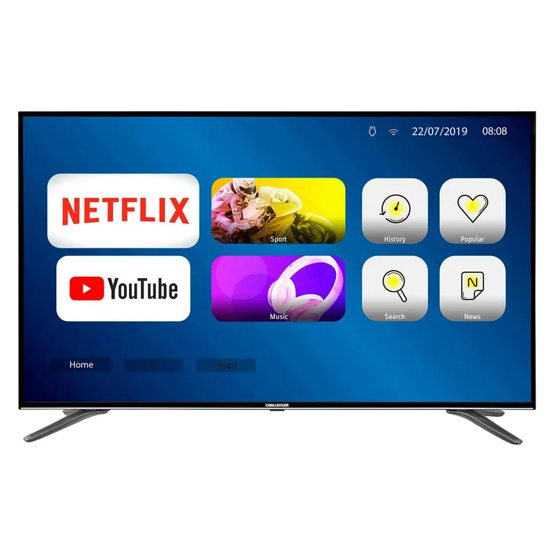 Televisor 50 Pulgadas Challenger Android TV UHD Smart TV Bluetooth -  Netflix - Challenger
