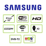 Televisor Samsung UN32T4300AKXZL 32 pulgadas HD precio